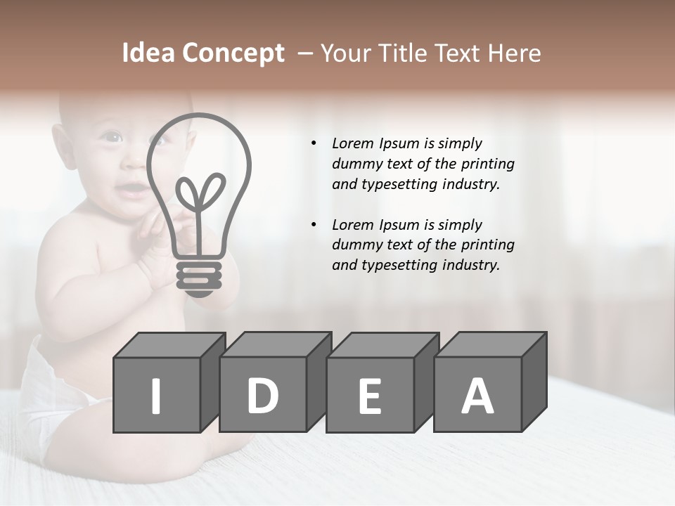 Baby Newborn Parent PowerPoint Template