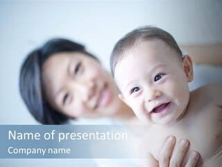 Family Home Mother PowerPoint Template