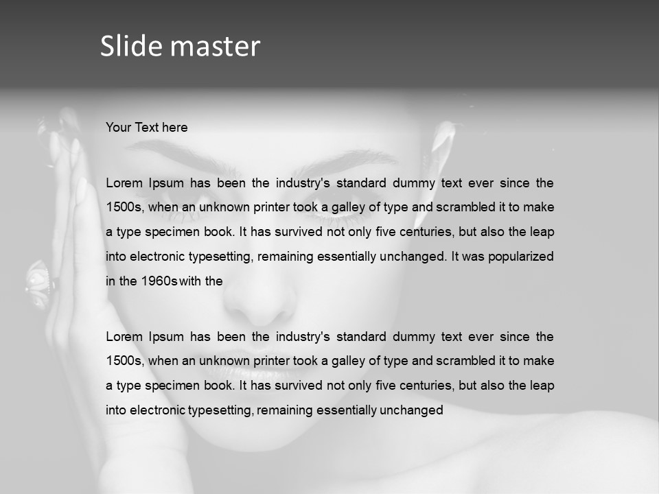 Light Beauty White PowerPoint Template