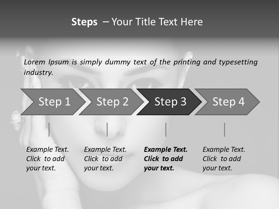 Light Beauty White PowerPoint Template