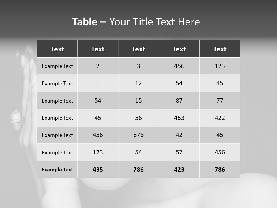Light Beauty White PowerPoint Template