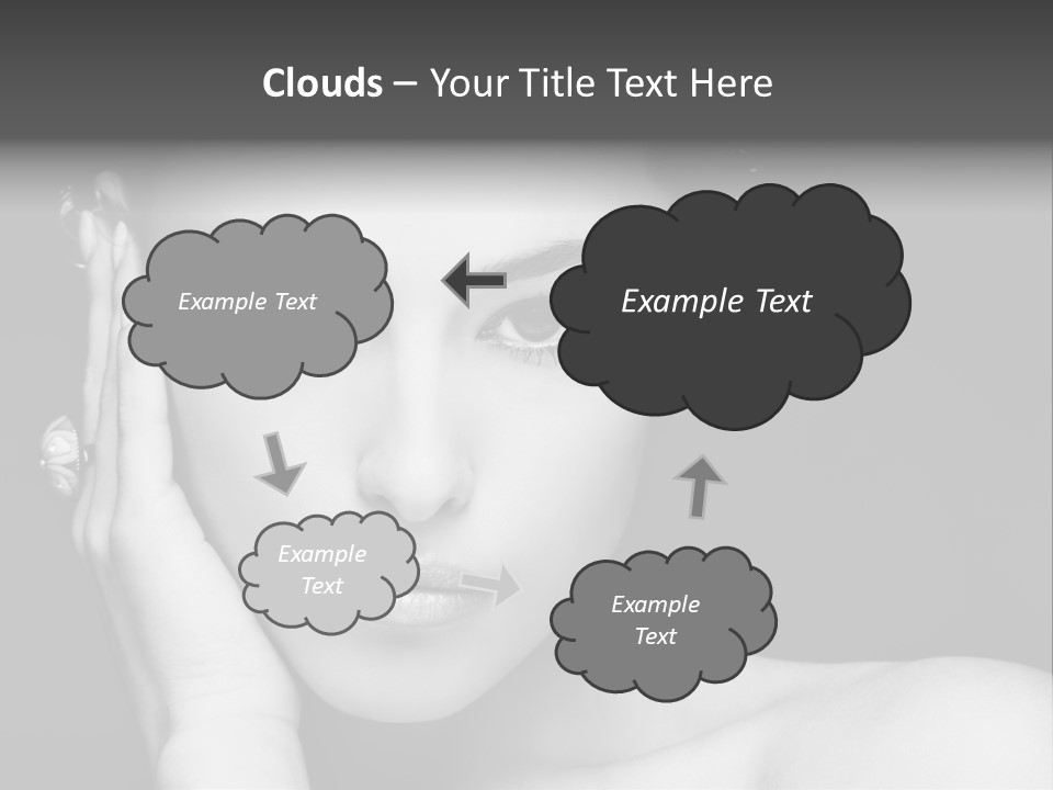 Light Beauty White PowerPoint Template