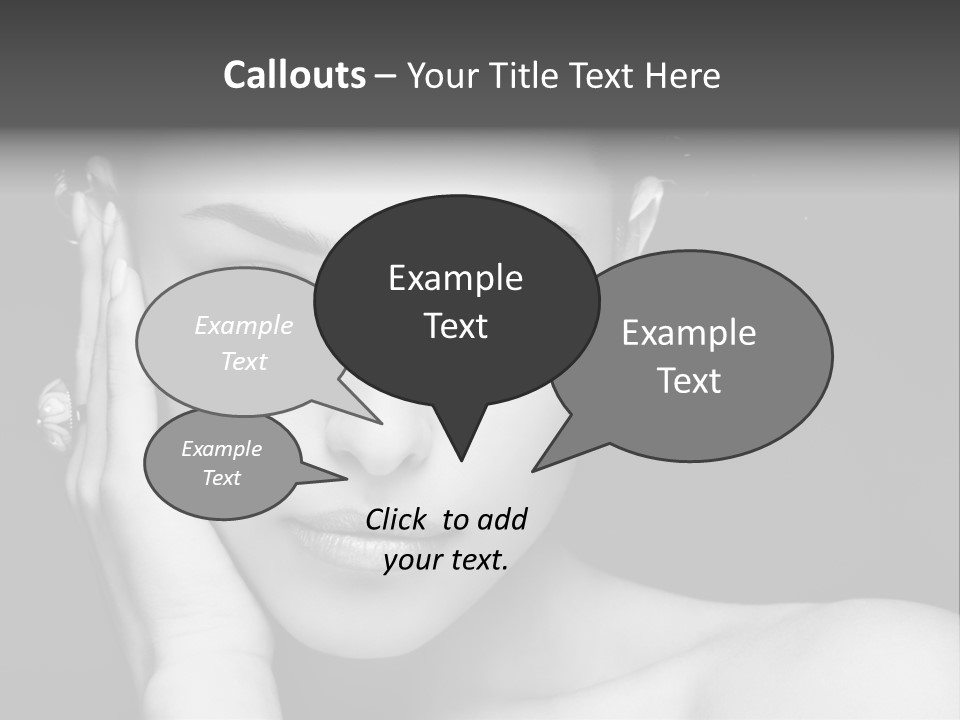 Light Beauty White PowerPoint Template