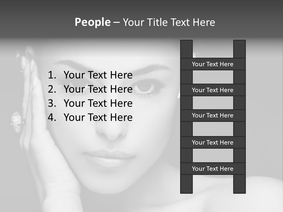 Light Beauty White PowerPoint Template
