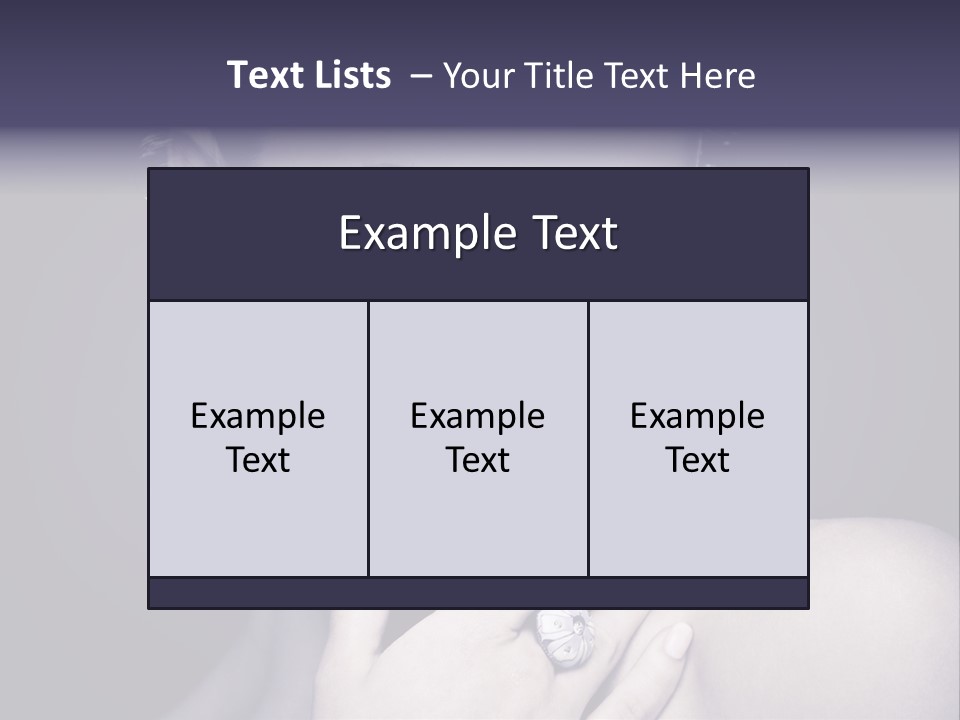 Close Up Beauty Dark PowerPoint Template
