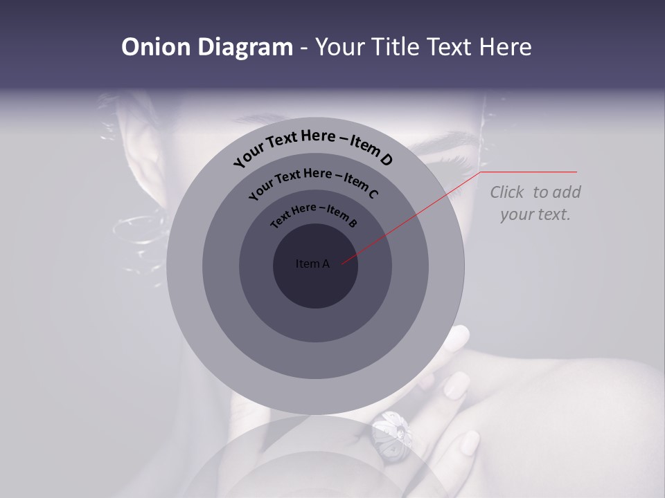 Close Up Beauty Dark PowerPoint Template