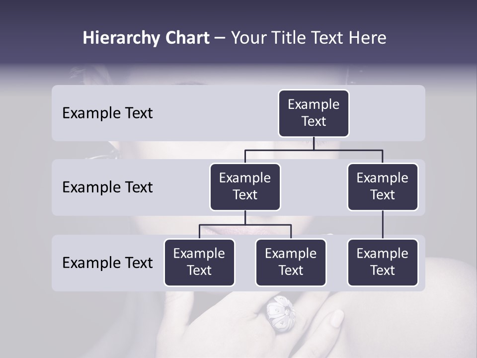 Close Up Beauty Dark PowerPoint Template