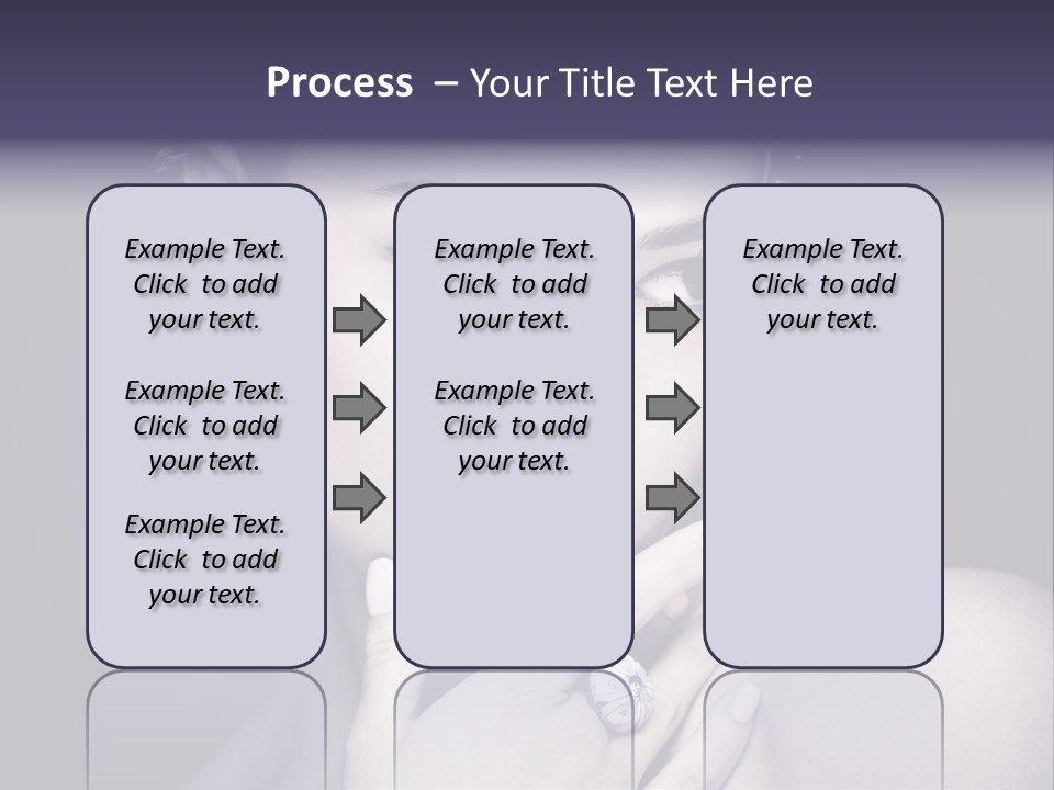 Close Up Beauty Dark PowerPoint Template