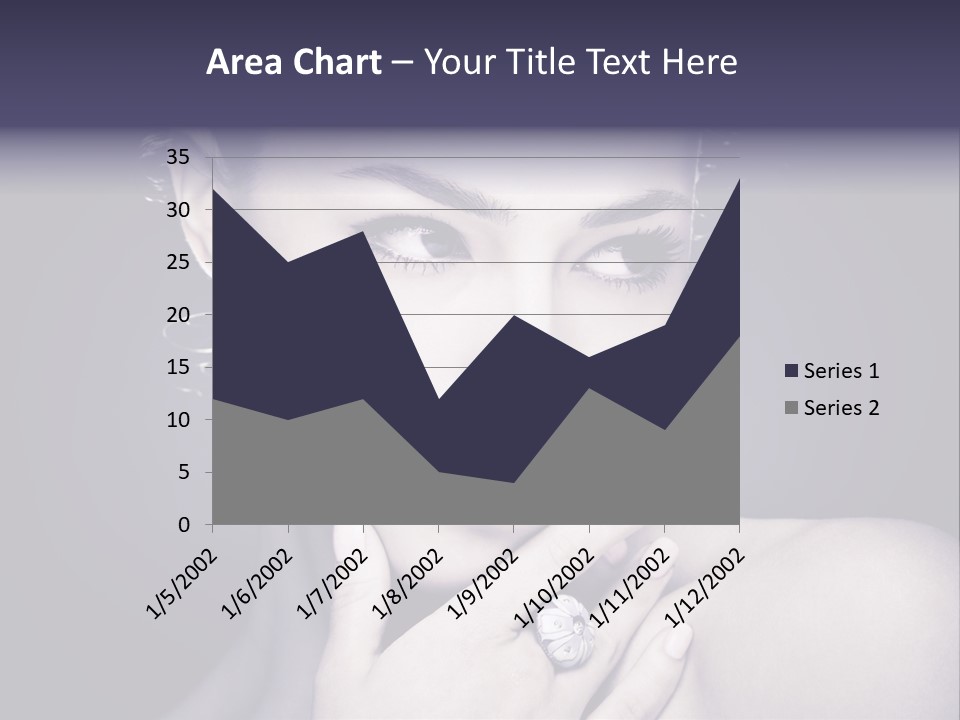 Close Up Beauty Dark PowerPoint Template