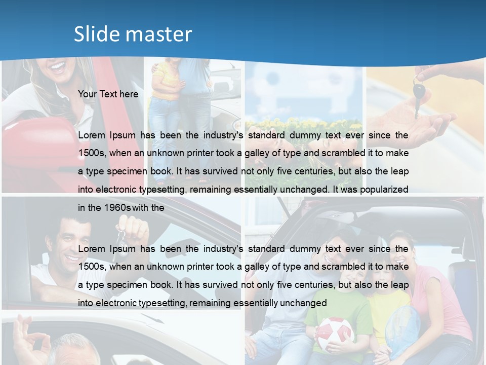Happy Motor Auto PowerPoint Template