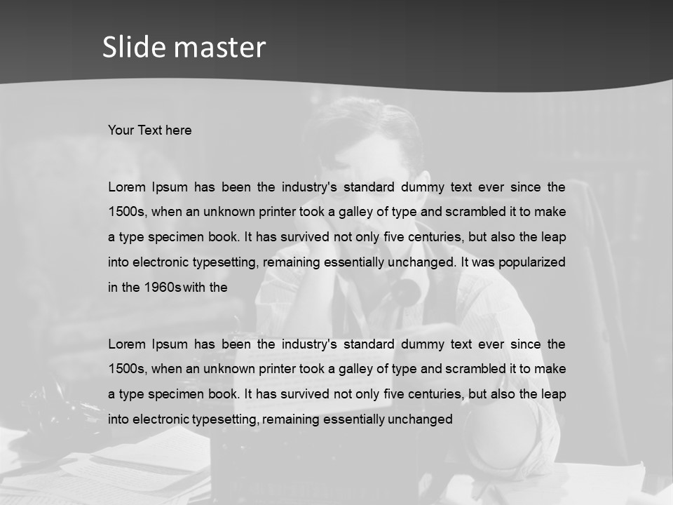 Retro Vertical Creative PowerPoint Template