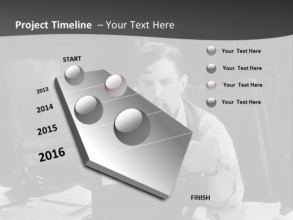 Retro Vertical Creative PowerPoint Template