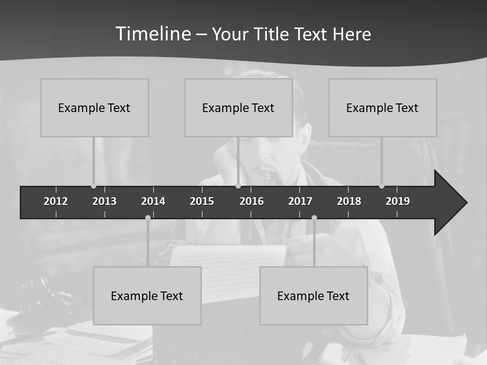 Retro Vertical Creative PowerPoint Template