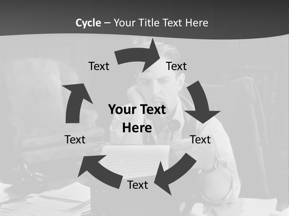 Retro Vertical Creative PowerPoint Template