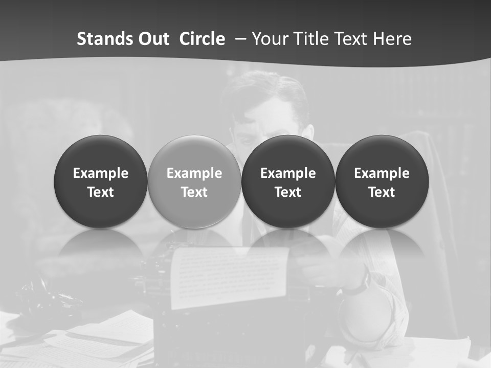 Retro Vertical Creative PowerPoint Template