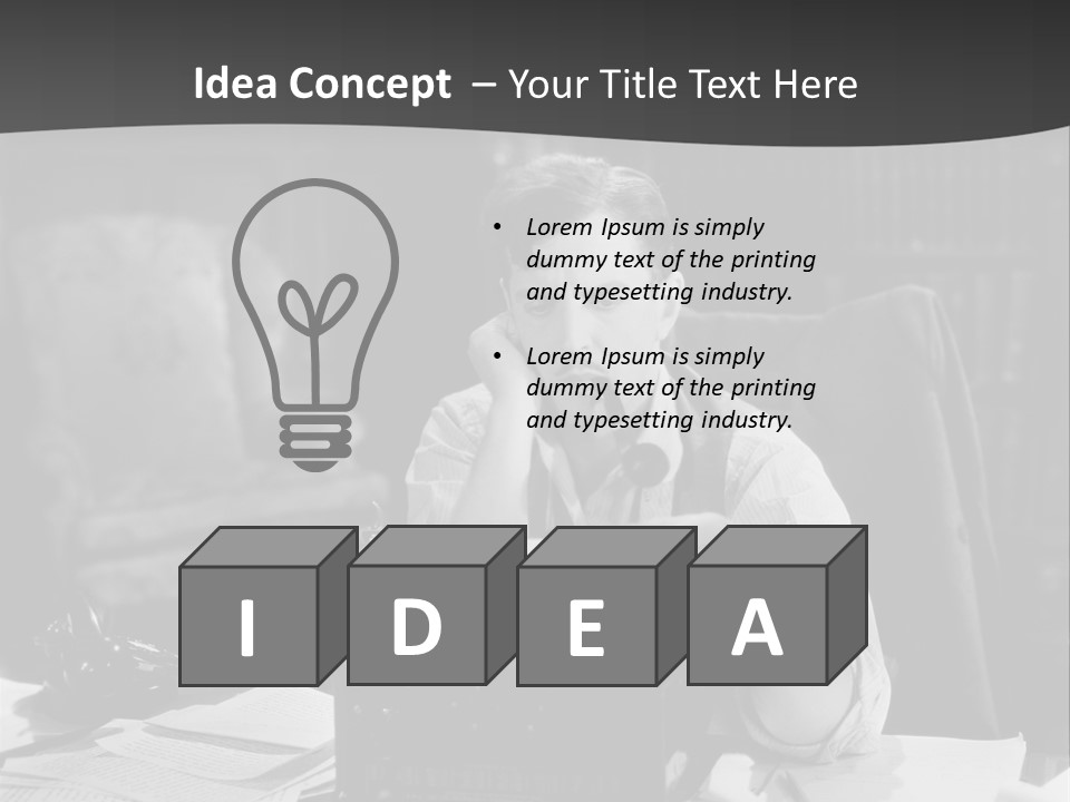 Retro Vertical Creative PowerPoint Template