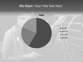 Connect Horizontal Telecommunication PowerPoint Template