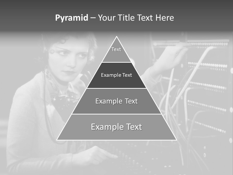 Connect Horizontal Telecommunication PowerPoint Template