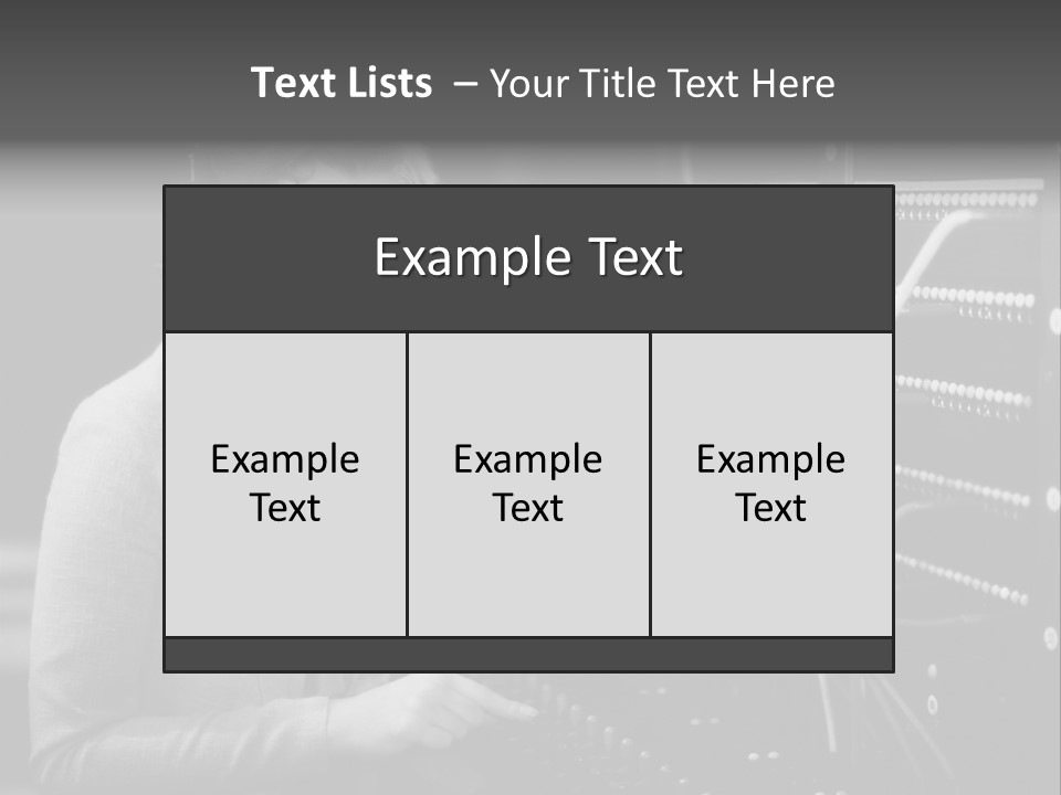 Connect Horizontal Telecommunication PowerPoint Template
