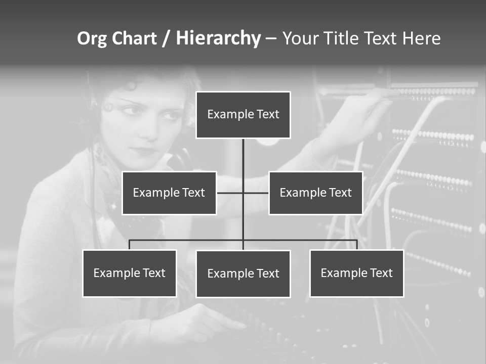 Connect Horizontal Telecommunication PowerPoint Template