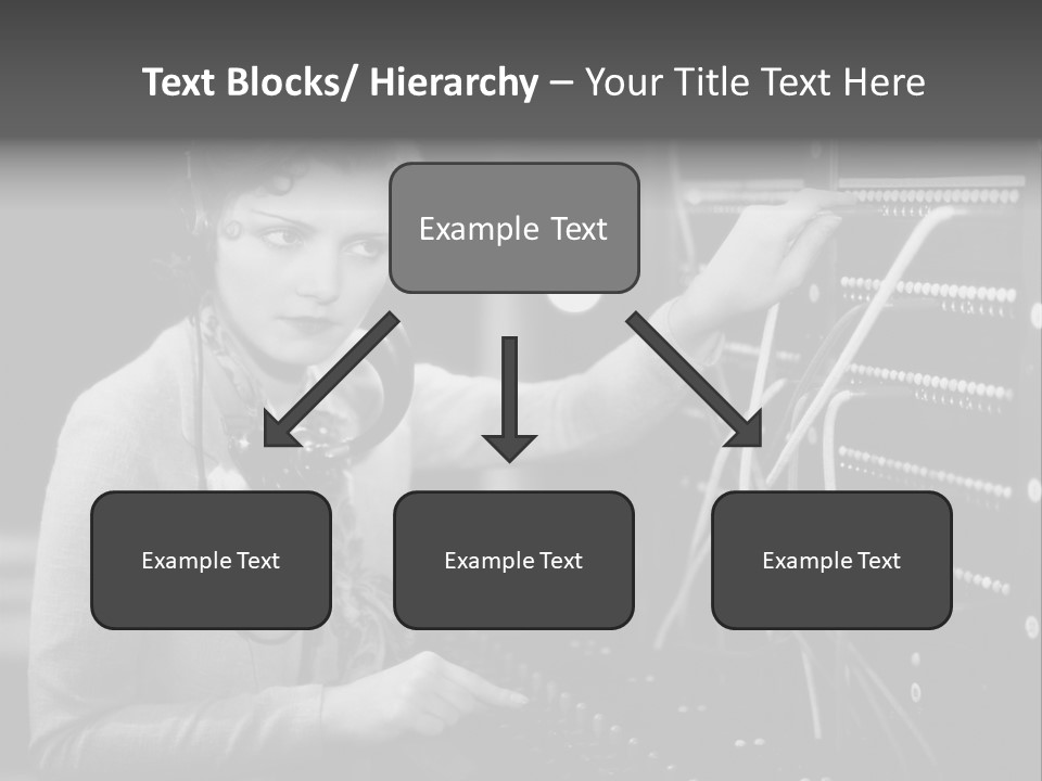 Connect Horizontal Telecommunication PowerPoint Template