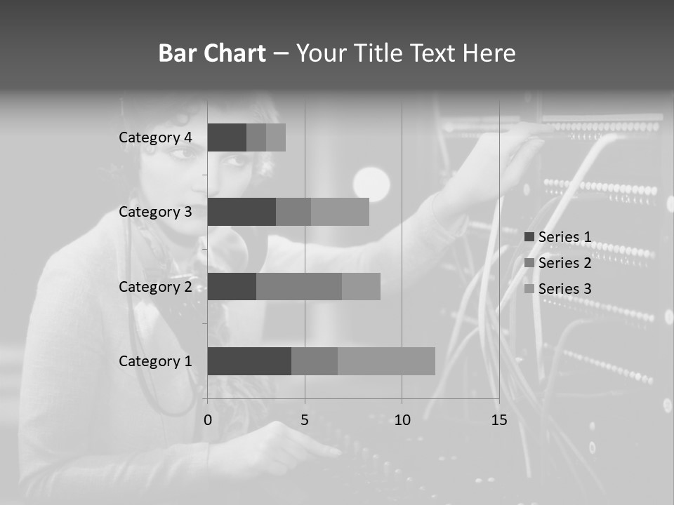 Connect Horizontal Telecommunication PowerPoint Template