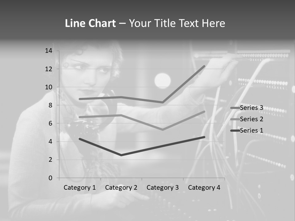 Connect Horizontal Telecommunication PowerPoint Template