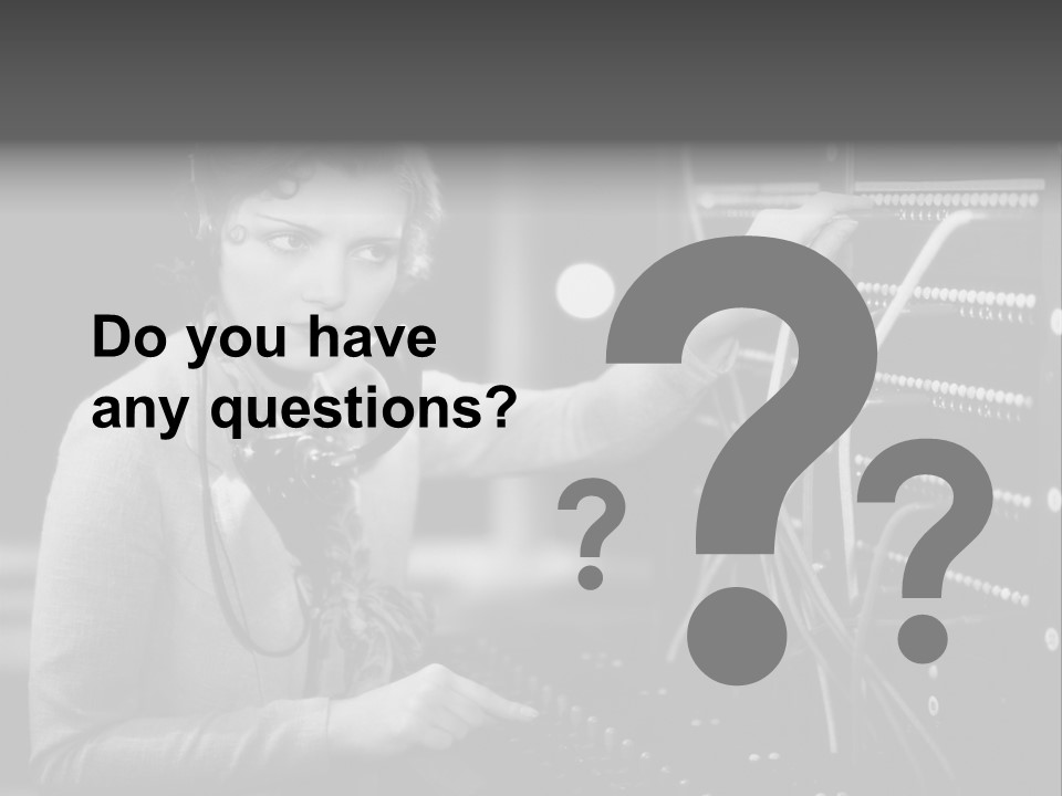 Connect Horizontal Telecommunication PowerPoint Template