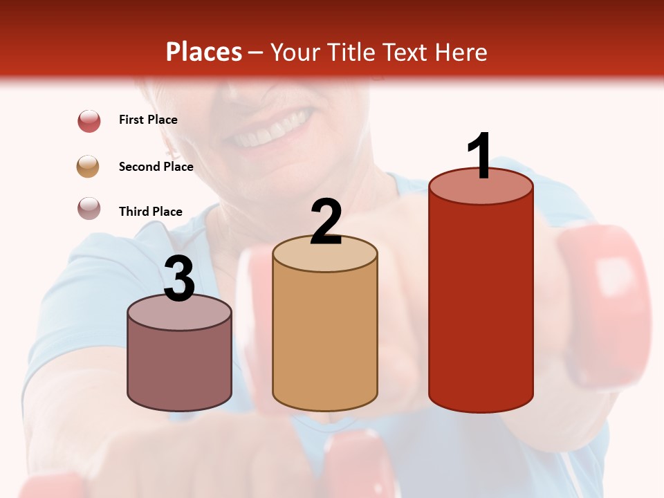 Active Exercise Smiling PowerPoint Template