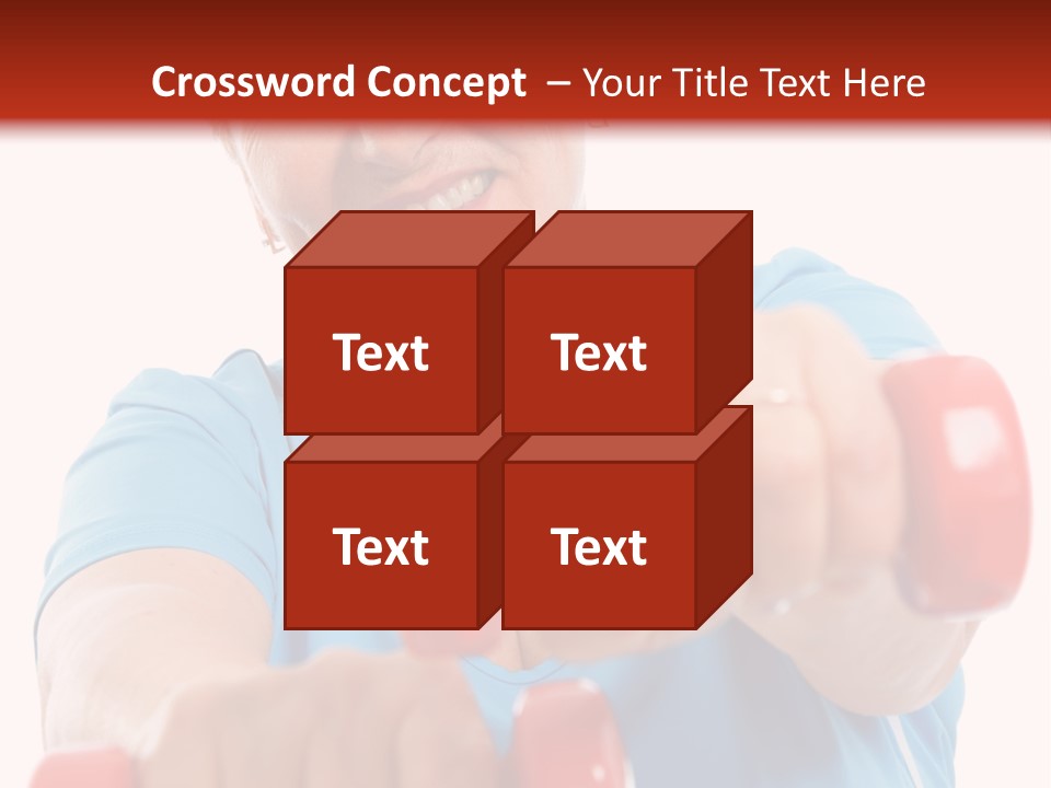 Active Exercise Smiling PowerPoint Template