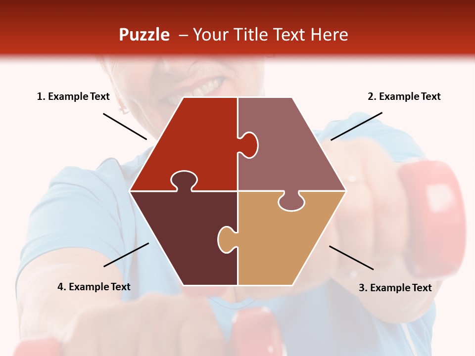 Active Exercise Smiling PowerPoint Template