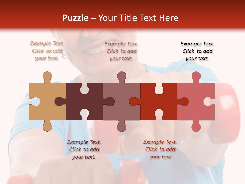 Active Exercise Smiling PowerPoint Template