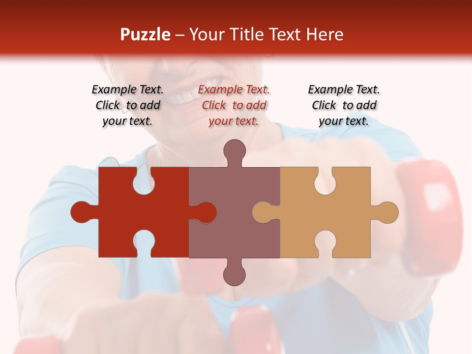 Active Exercise Smiling PowerPoint Template