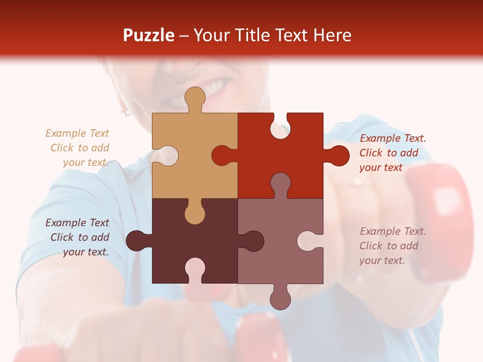 Active Exercise Smiling PowerPoint Template