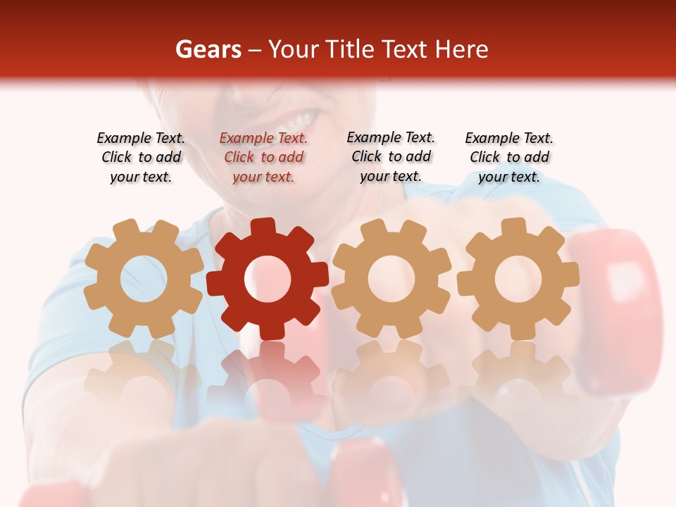 Active Exercise Smiling PowerPoint Template