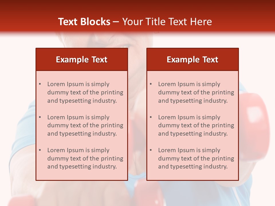 Active Exercise Smiling PowerPoint Template