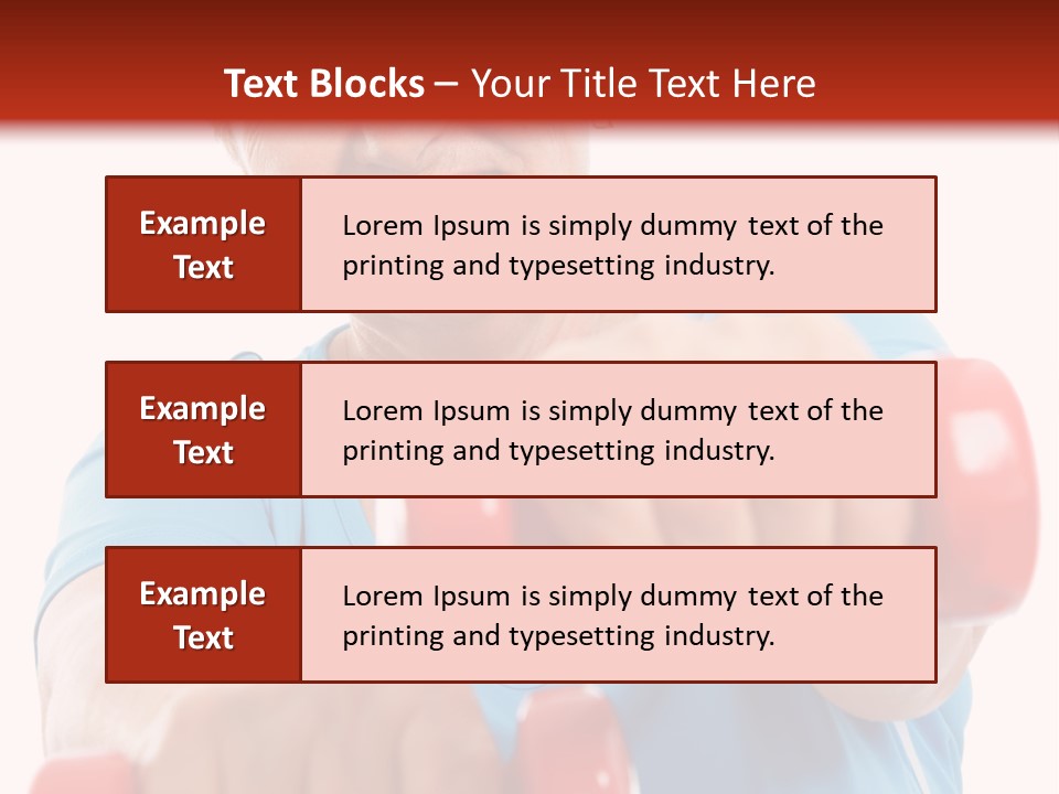 Active Exercise Smiling PowerPoint Template