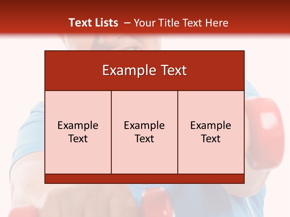 Active Exercise Smiling PowerPoint Template