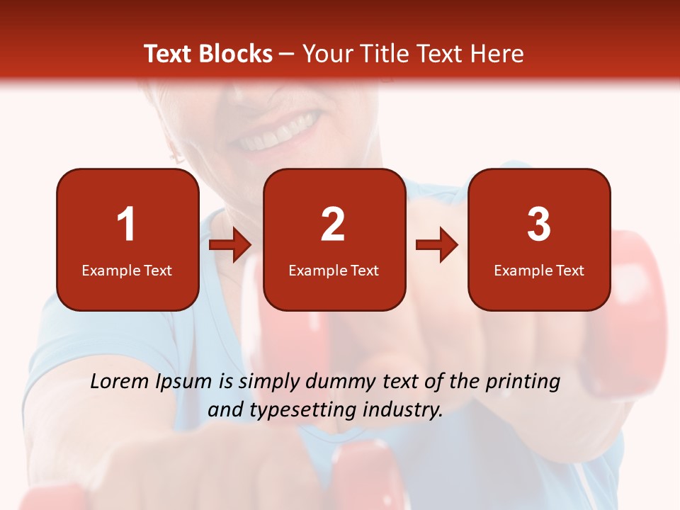 Active Exercise Smiling PowerPoint Template