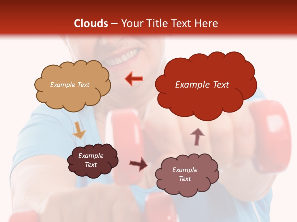 Active Exercise Smiling PowerPoint Template