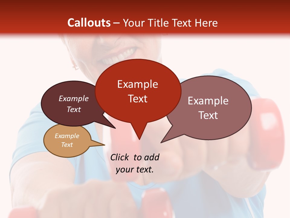 Active Exercise Smiling PowerPoint Template