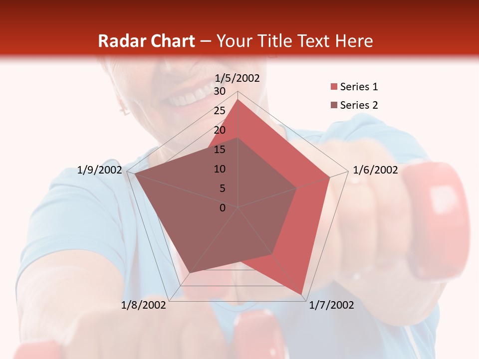 Active Exercise Smiling PowerPoint Template