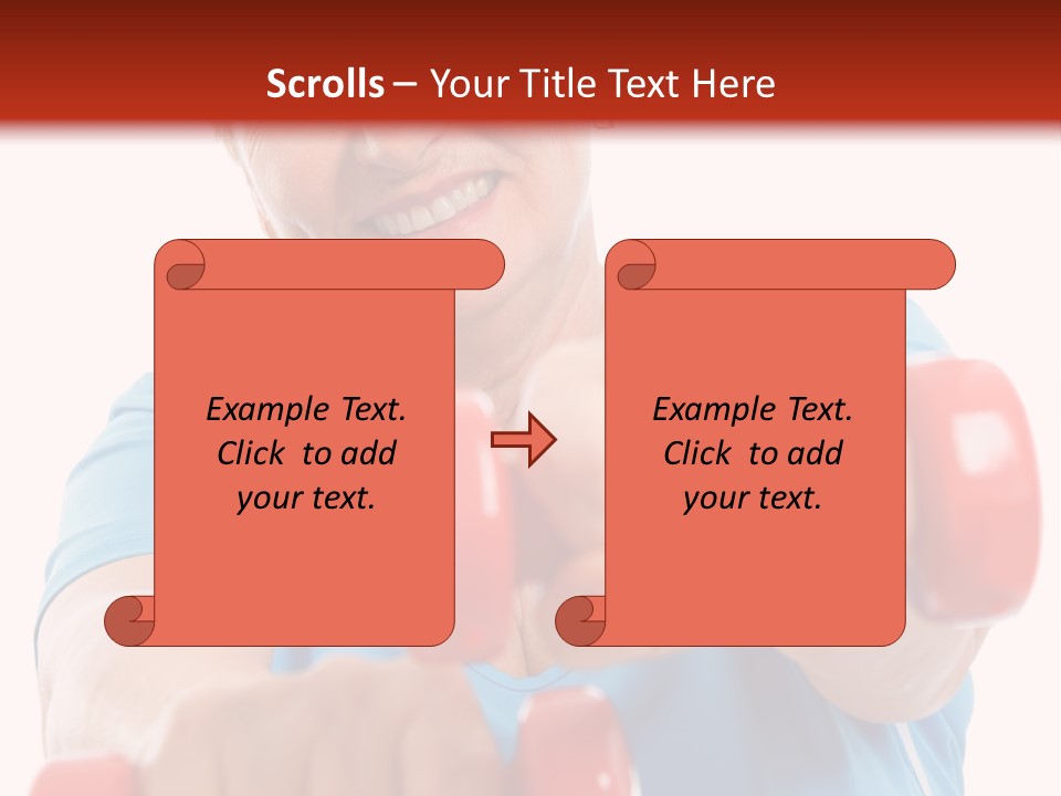 Active Exercise Smiling PowerPoint Template