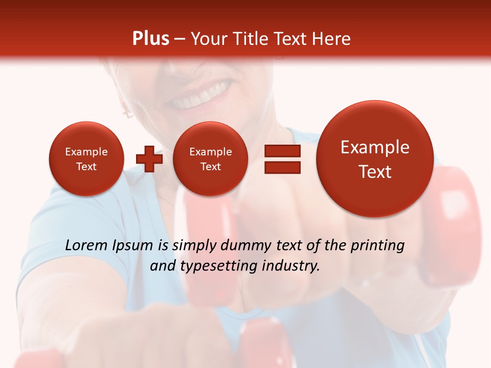 Active Exercise Smiling PowerPoint Template