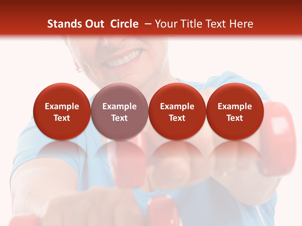 Active Exercise Smiling PowerPoint Template