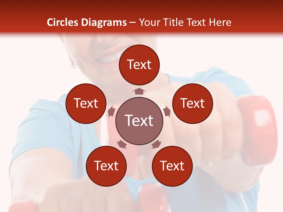 Active Exercise Smiling PowerPoint Template