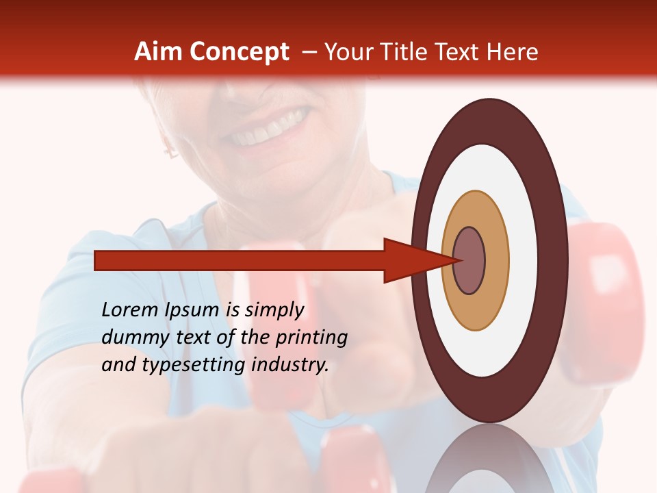 Active Exercise Smiling PowerPoint Template