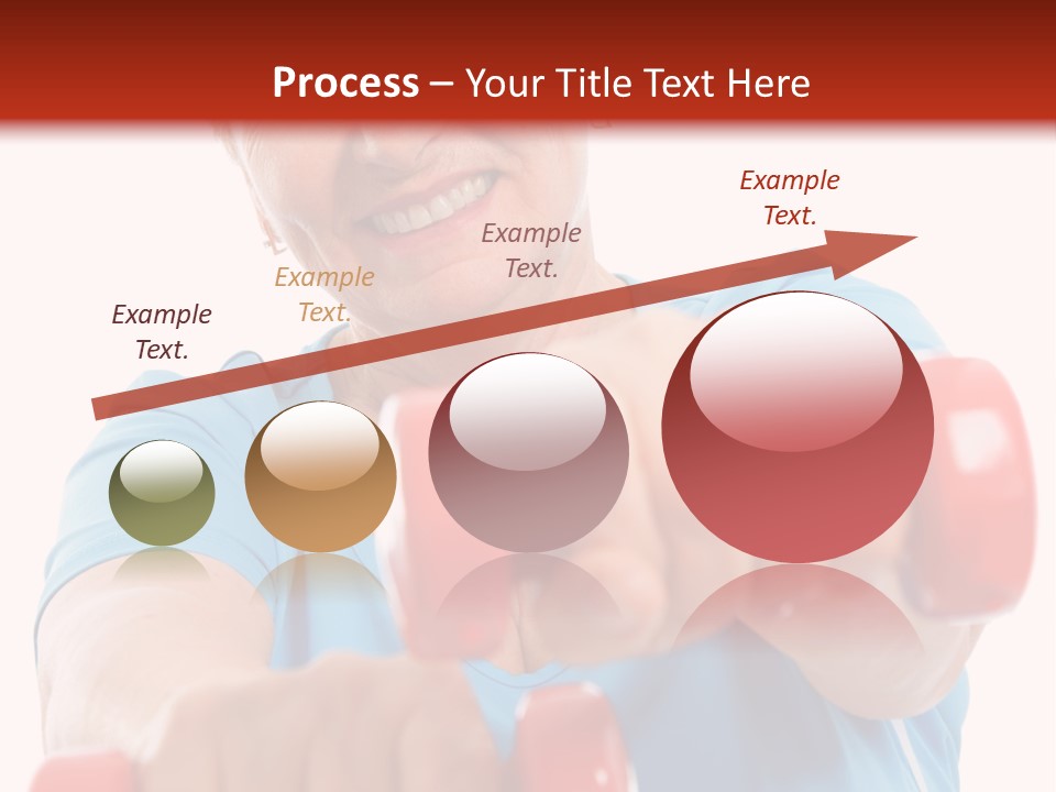 Active Exercise Smiling PowerPoint Template