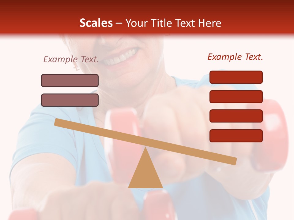 Active Exercise Smiling PowerPoint Template