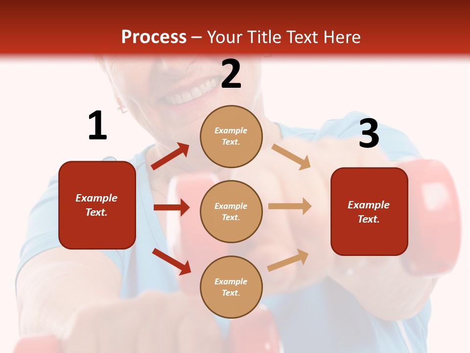 Active Exercise Smiling PowerPoint Template